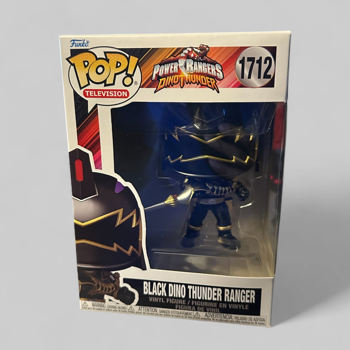 Funko POP! Power Rangers Black Dino Thunder Ranger Figure #1712
