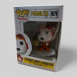 Funko POP! Peanuts Astronaut Snoopy & Woodstock Figure #1679!