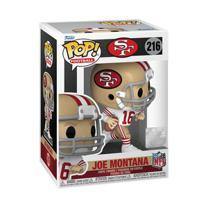 Funko POP! NFL Legends Joe Montana San Francisco 49ers Figure #216!