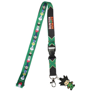 Hunter x Hunter Gon Freecss Chibi Lanyard Keychain ID Holder With Charm