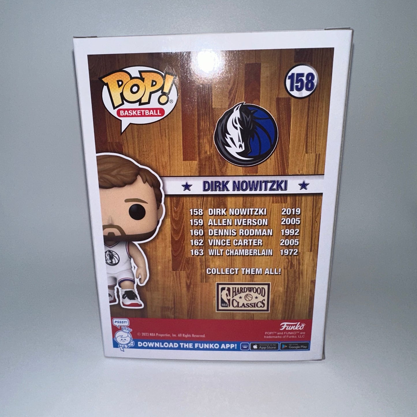 Funko POP! NBA All Stars Dirk Nowitzki Dallas Mavericks Figure #158!