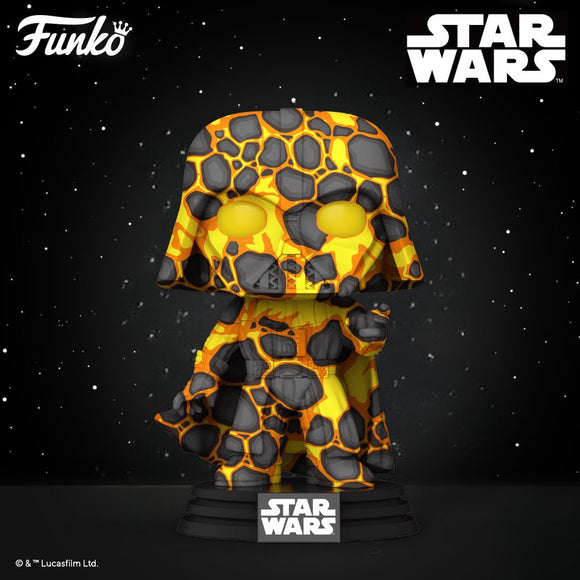 Funko POP! Star Wars Darth Vader Mustafar Art Series Exclusive Figure #515!