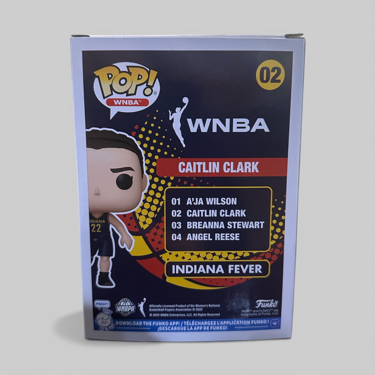 Funko POP! WNBA Caitlin Clark Indiana Fever Figure #02!