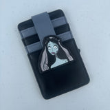 Corpse Bride Emily Pose Horror Vegan Leather Wallet ID Card Holder