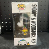 Funko POP! Peanuts Snoopy & Woodstock Christmas Holiday Figure #1628!