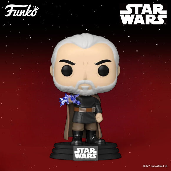 Funko POP! Star Wars Dark Side Count Dooku #744!