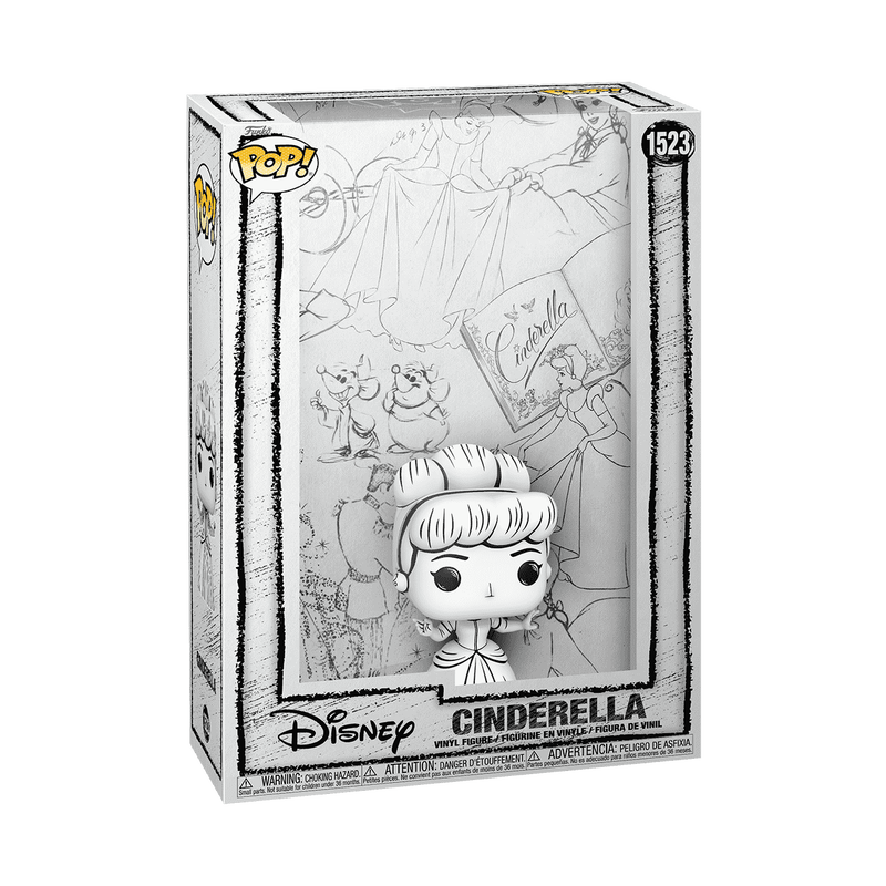 Funko POP! Disney Classics Art Cover Cinderella Sketched Figure #1523!