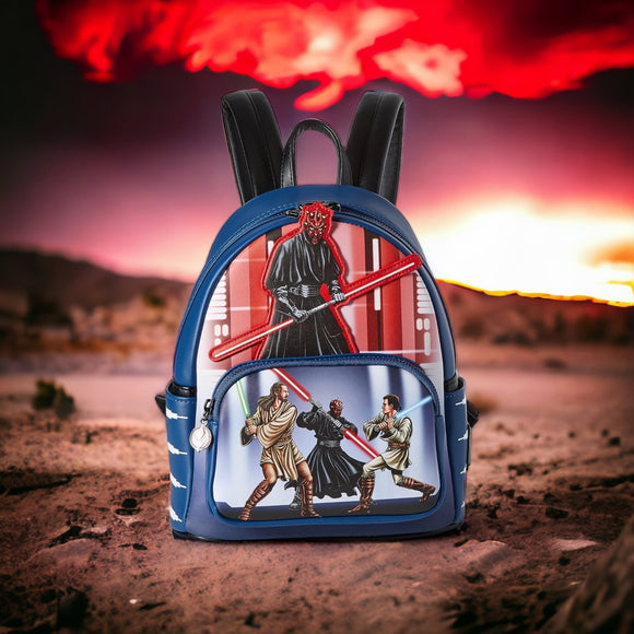 Loungefly Star Wars Episode 1 - Darth Maul Duel Mini Backpack