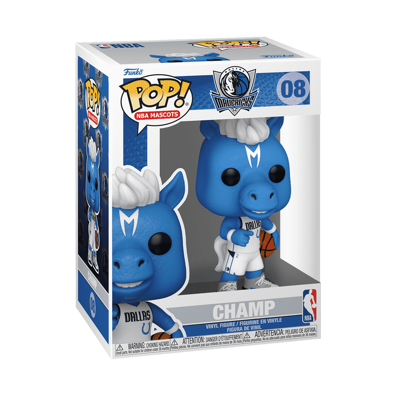Funko POP! NBA Mascots Dallas Mavericks Champ Figure #08!