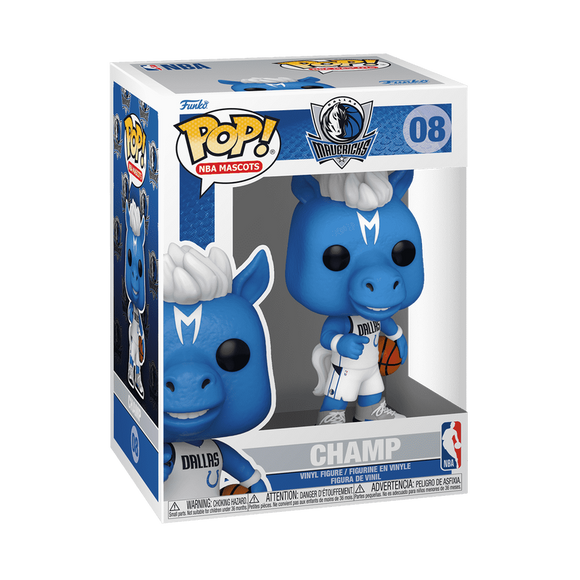 Funko POP! NBA Mascots Dallas Mavericks Champ Figure #08!