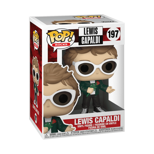 Funko Pop! Rocks Music Lewis Capaldi w Rose Figure #197!