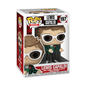 Funko Pop! Rocks Music Lewis Capaldi w Rose Figure #197!