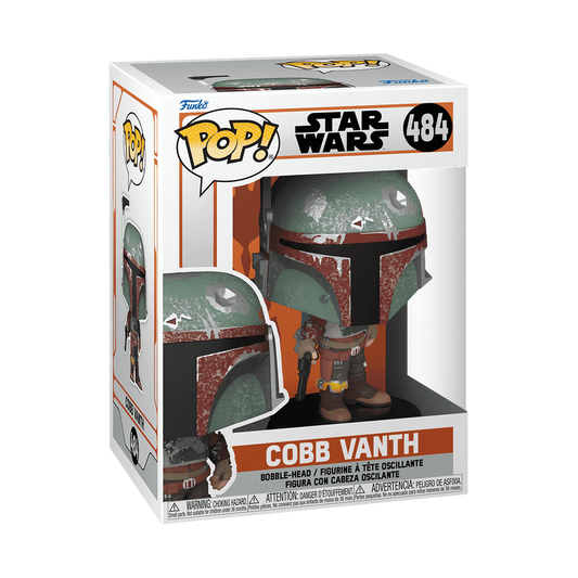 Funko POP! Star Wars The Mandalorian Cobb Vanth Figure #484!