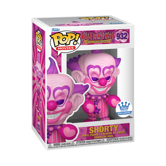 Funko POP! Horror Killer Klowns From Outer Space Valentines Shorty Exclusive #932!