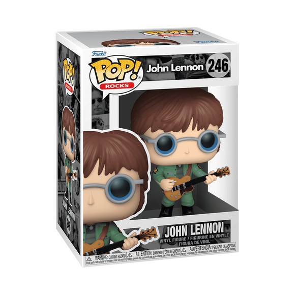 Funko POP! Rocks John Lennon with Military Jacket Music Figure #247!