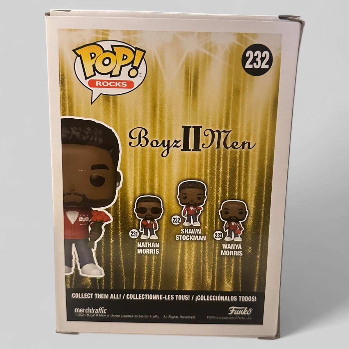 Funko POP! Rocks Boyz II Men Shawn Stockman Music Figure #232!
