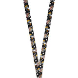 Naruto Hidden Leaf Village Lanyard Keychain ID Holder With Charm