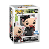 Funko Pop! Disney Villains 101 Dalmatians Cruella De Vil with Phone Exclusive #1090!