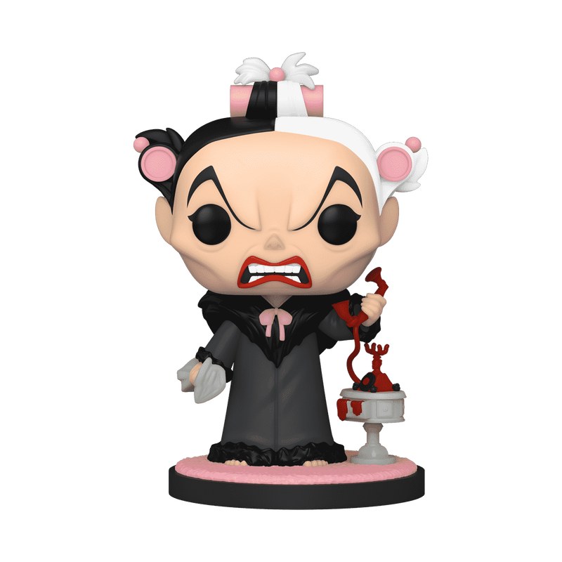 Funko Pop! Disney Villains 101 Dalmatians Cruella De Vil with Phone Exclusive #1090!
