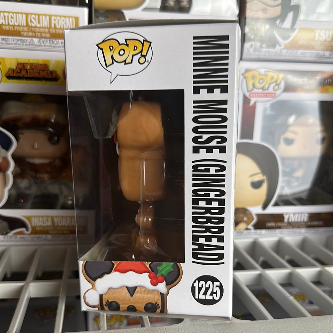 Funko Pop! Disney Holiday Minnie Mouse Gingerbread Figure #1225!