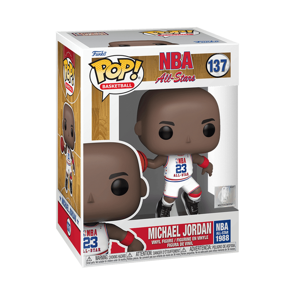 Funko POP! NBA Basketball Michael Jordan NBA All Star 1988 Figure #137!