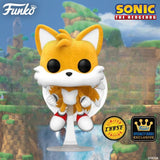 Funko Pop! Sonic The Hedgehog Tails Specialty Series Flocked Chase #978!