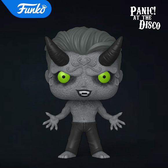 Funko POP! Rocks Panic At The Disco Brendon Urie Demon Music Figure #394!