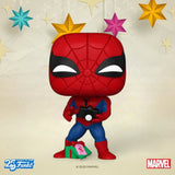 Funko POP! Marvel Holiday Spider-Man with Open Gift #1441!