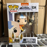 Funko POP! Avatar The Last Airbender Aang With Momo Figure #534!