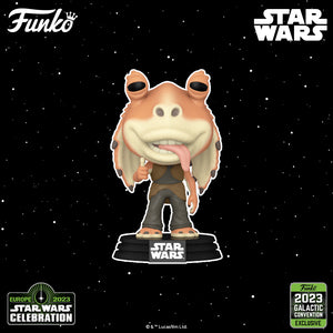 Funko POP! Star Wars Episode I Jar Jar Binks 2023 Galactic Convention Exclusive #624!