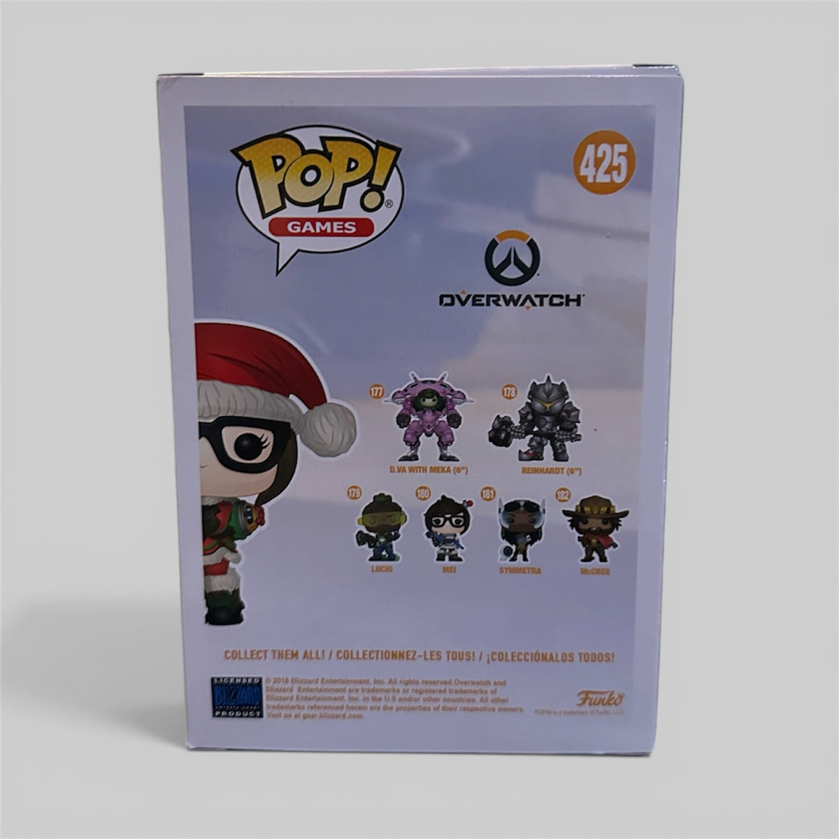 Funko POP! Video Games Overwatch Winter Wonderland Mei Exclusive Figure #425!