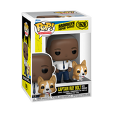 Funko Pop! Brooklyn Nine Nine Captain Ray Holt with Cheddar Figure #1626!