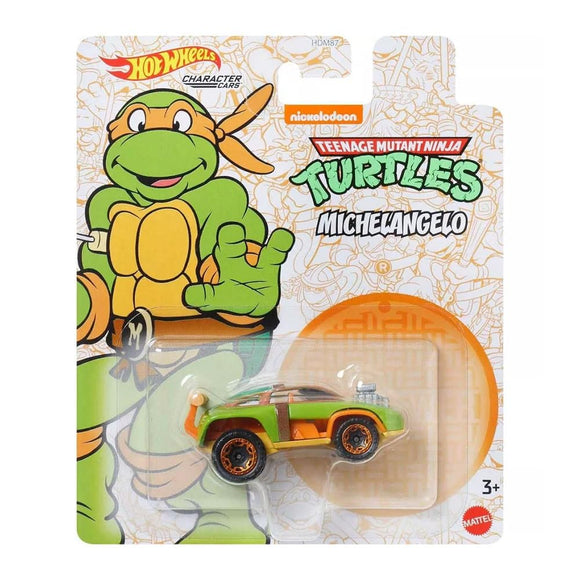 Hot Wheels Character Cars TMNT Teenage Mutant Ninja Turtles Michelangelo