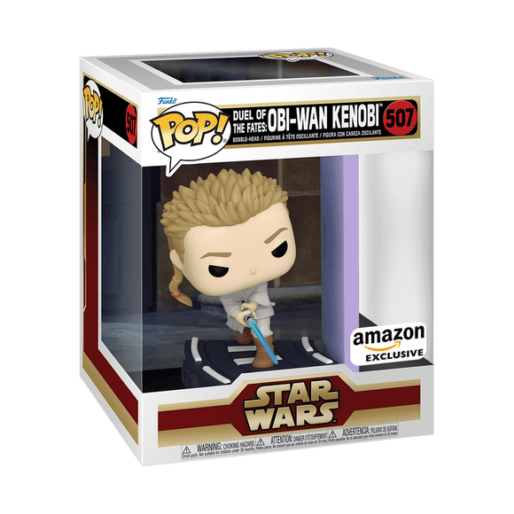 Funko POP! Star Wars Duel of the Fates Obi-Wan Kenobi Deluxe Exclusive #507!