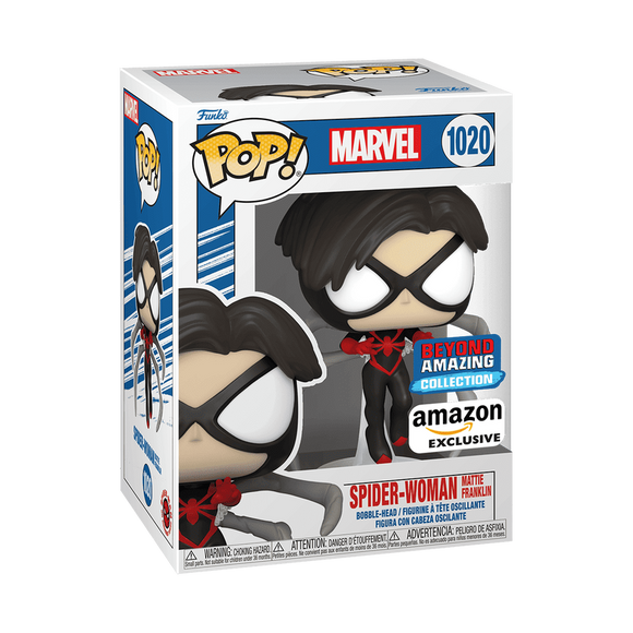 Funko POP! Marvel Beyond Amazing Collection Spider-Woman Mattie Franklin Amazon Exclusive #1020