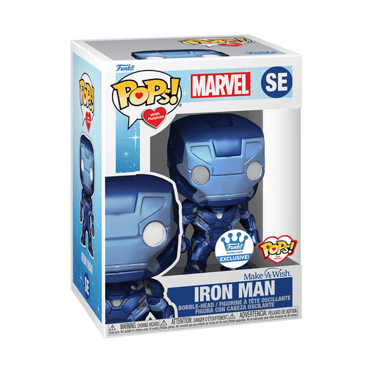 Funko Pop! Marvel Iron Man Make A Wish Funko Shop Exclusive Figure!