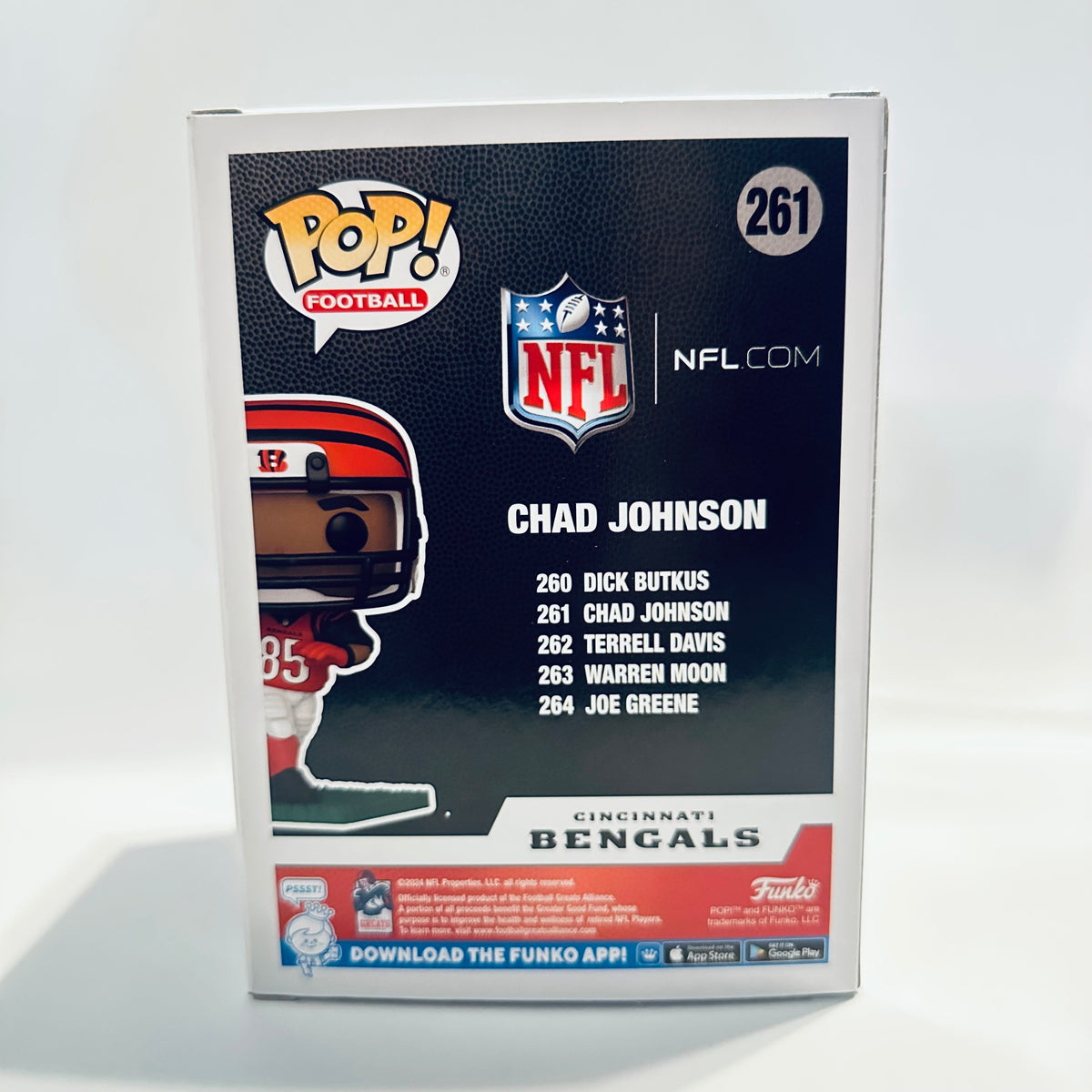 Funko POP! NFL Football Cincinnati Bengals Chad Johnson Figure #261