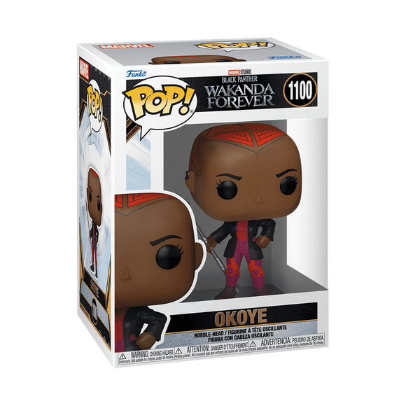 Funko Pop! Marvel Black Panther Wakanda Forever Okoye Figure #1100!