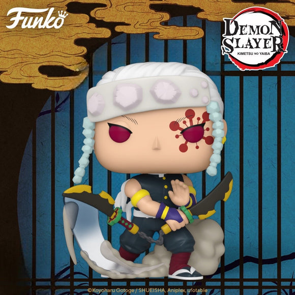 Funko POP! Anime Demon Slayer Tengen Uzui Figure #1533!