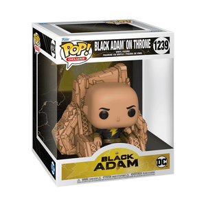 Funko POP! DC Movies Black Adam on Throne Deluxe Figure #1239!