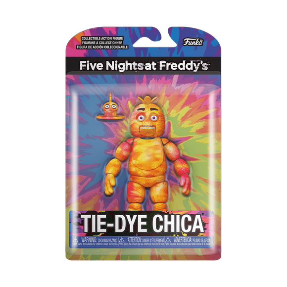 Five Nights At Freddy’s FNAF Tie-Dye Chica Exclusive 5” Action Figure