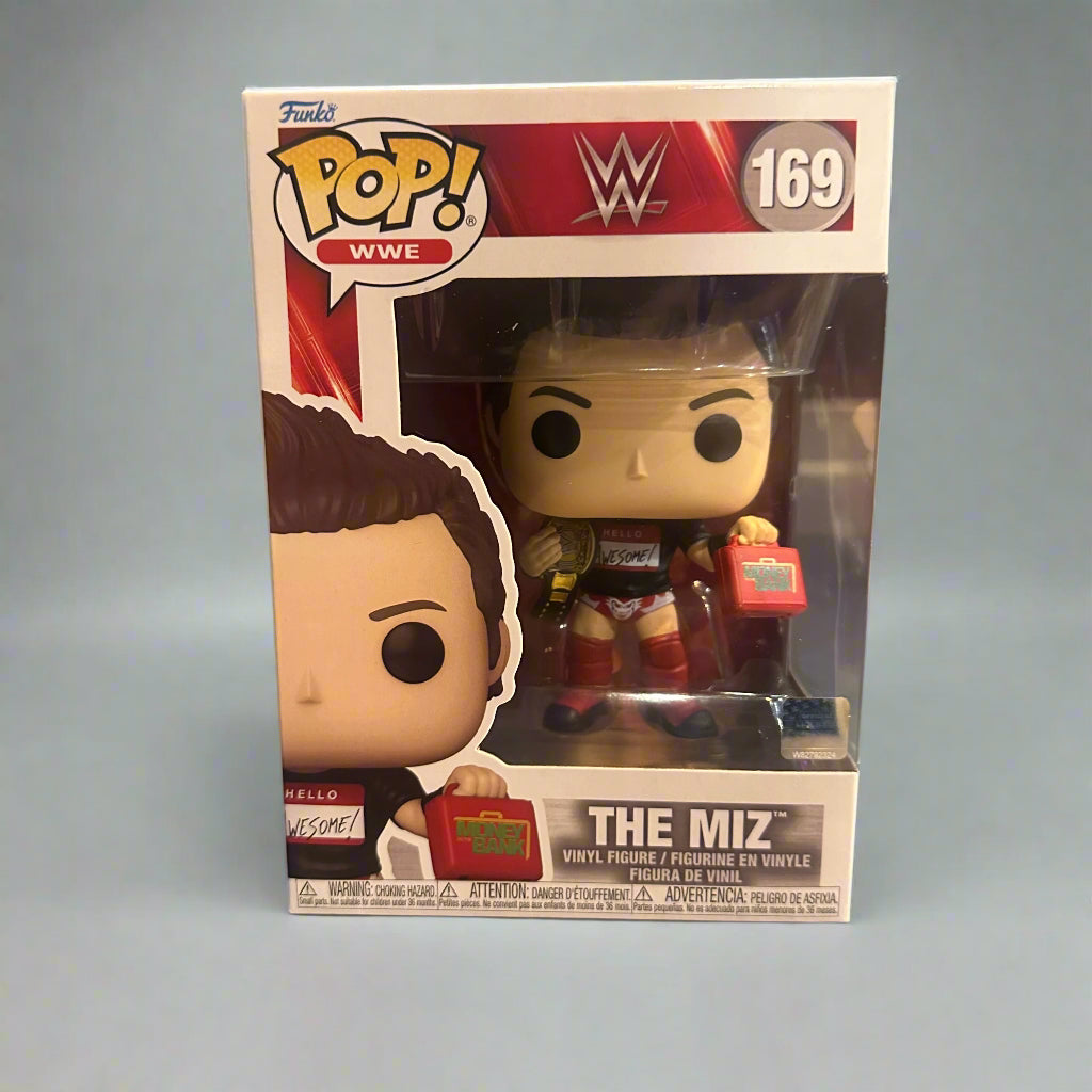 Funko Pop! WWE The Miz with Money in the Bank Briefcase Figure #169!