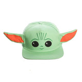 Star Wars The Mandalorian Grogu Cosplay Flat Bill SnapBack Hat