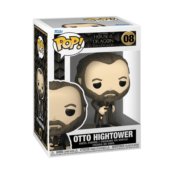 Funko POP! GOT Game of Thrones House of the Dragon Otto Hightower Figure #08!