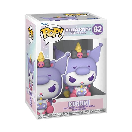Funko POP! Hello Kitty Unicorn Princess Kuromi Figure #62!