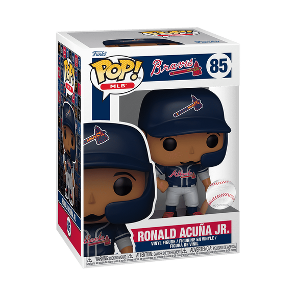Funko Pop! MLB Ronald Acuña Jr. Atlanta Braves Baseball Figure #85!