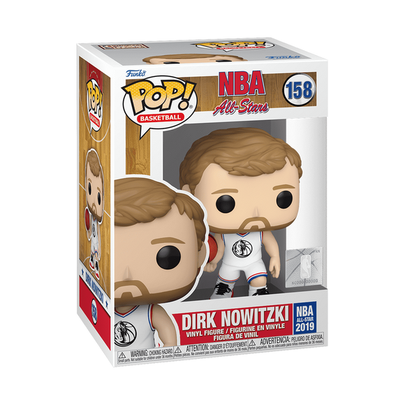 Funko POP! NBA All Stars Dirk Nowitzki Dallas Mavericks Figure #158!