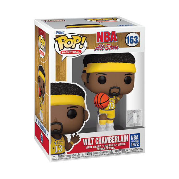 Funko POP! NBA All Stars Wilt Chamberlain Lakers Figure #163!