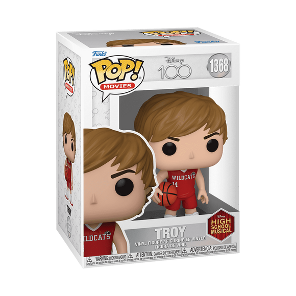 Funko Pop! Disney 100 High School Musical Troy Figure #1368!