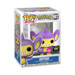 Funko POP! Pokemon Flocked Aipom Specialty Series Exclusive #947!